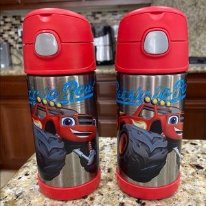 (2) Blaze & the Monster Machines water bottles